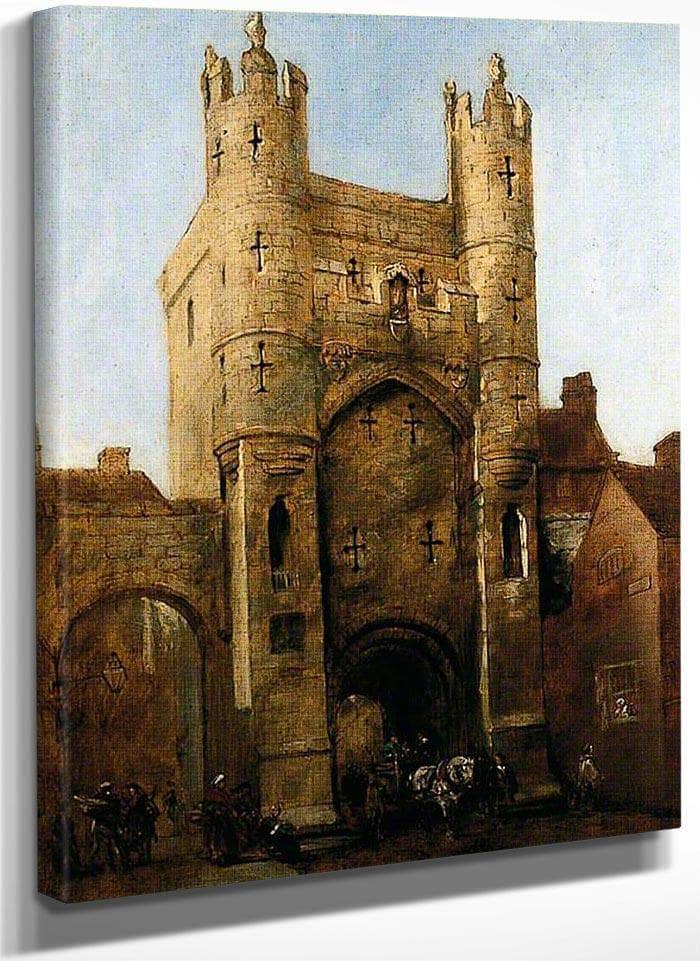 Monk Bar, York By William Etty Fine Art Print