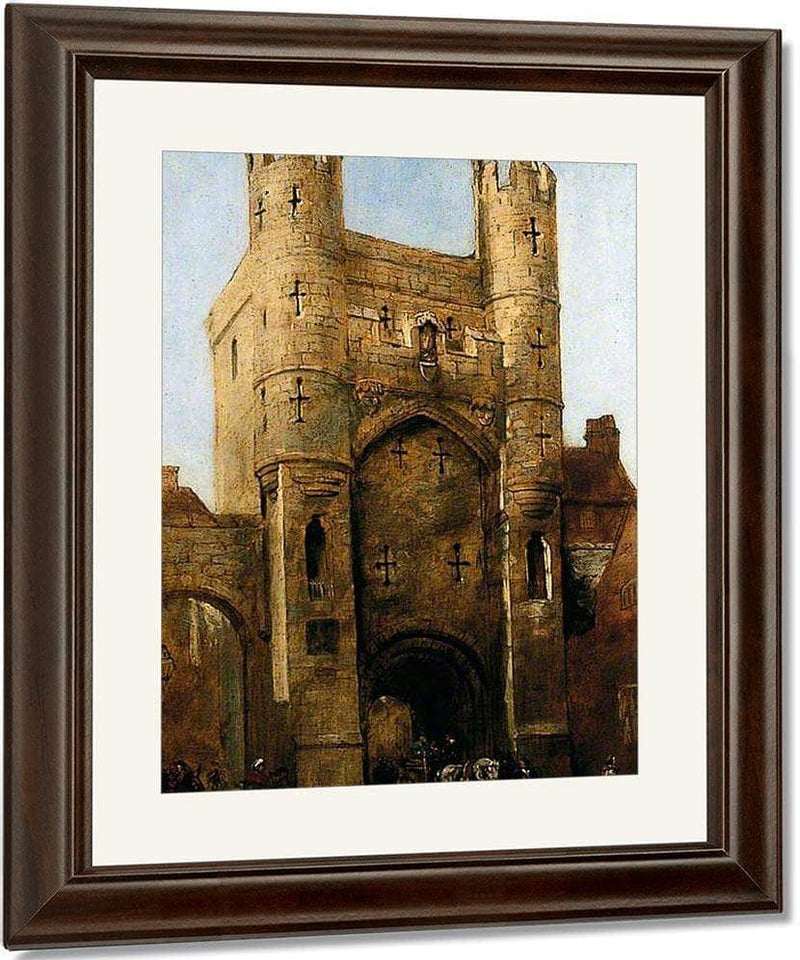 Monk Bar, York By William Etty Fine Art Print