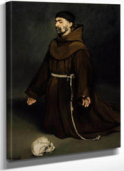 Monk In Prayer By Manet Edouard Fine Art Print