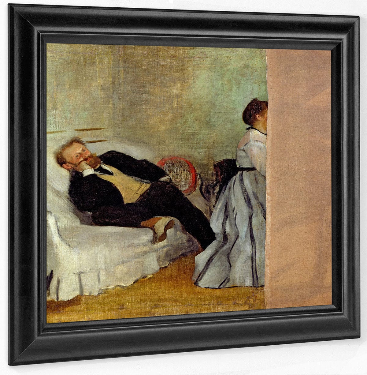 Monsieur And Madame Edouard Manet By Edgar Degas Fine Art Print