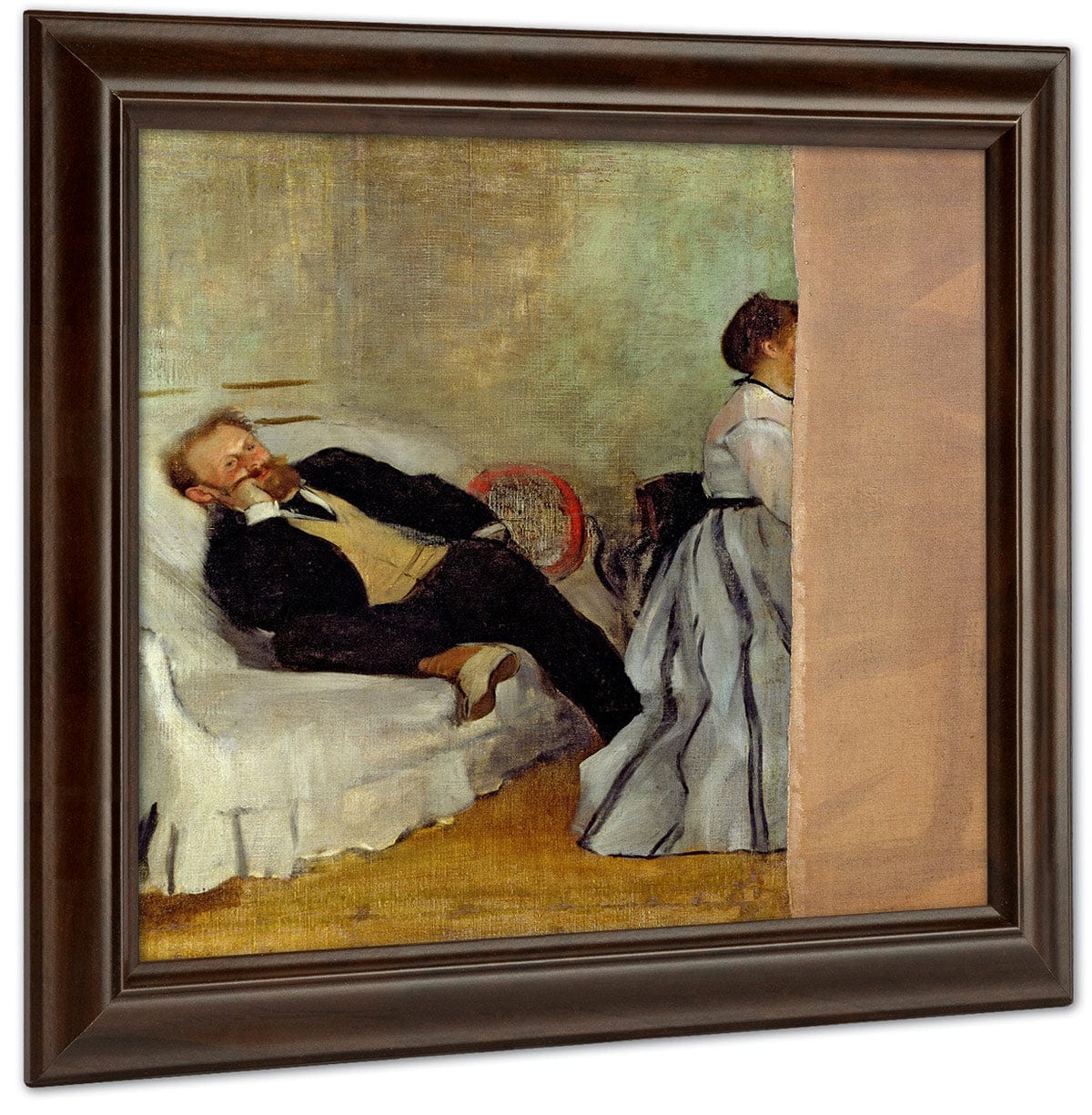 Monsieur And Madame Edouard Manet By Edgar Degas Fine Art Print