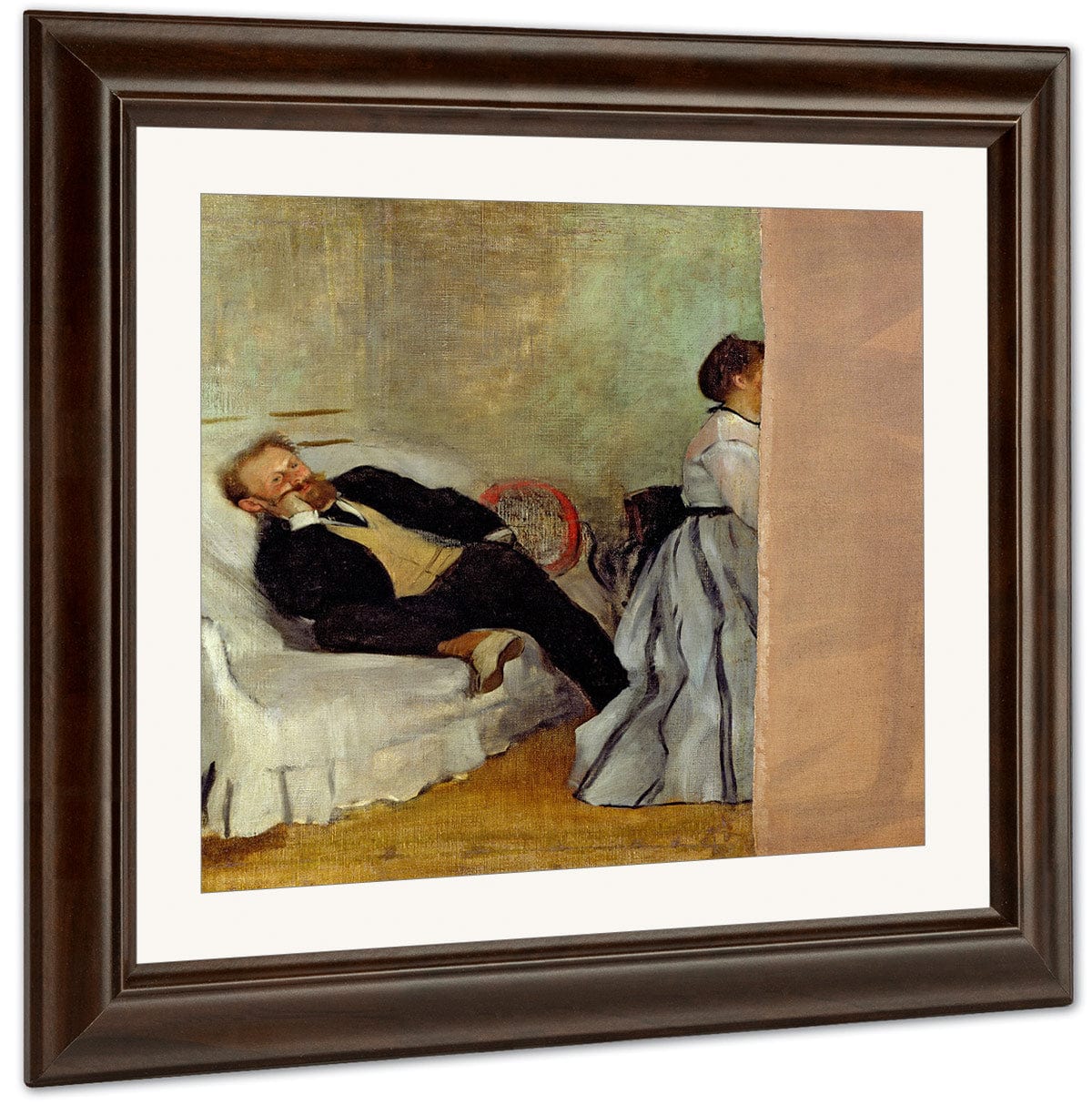Monsieur And Madame Edouard Manet By Edgar Degas Fine Art Print