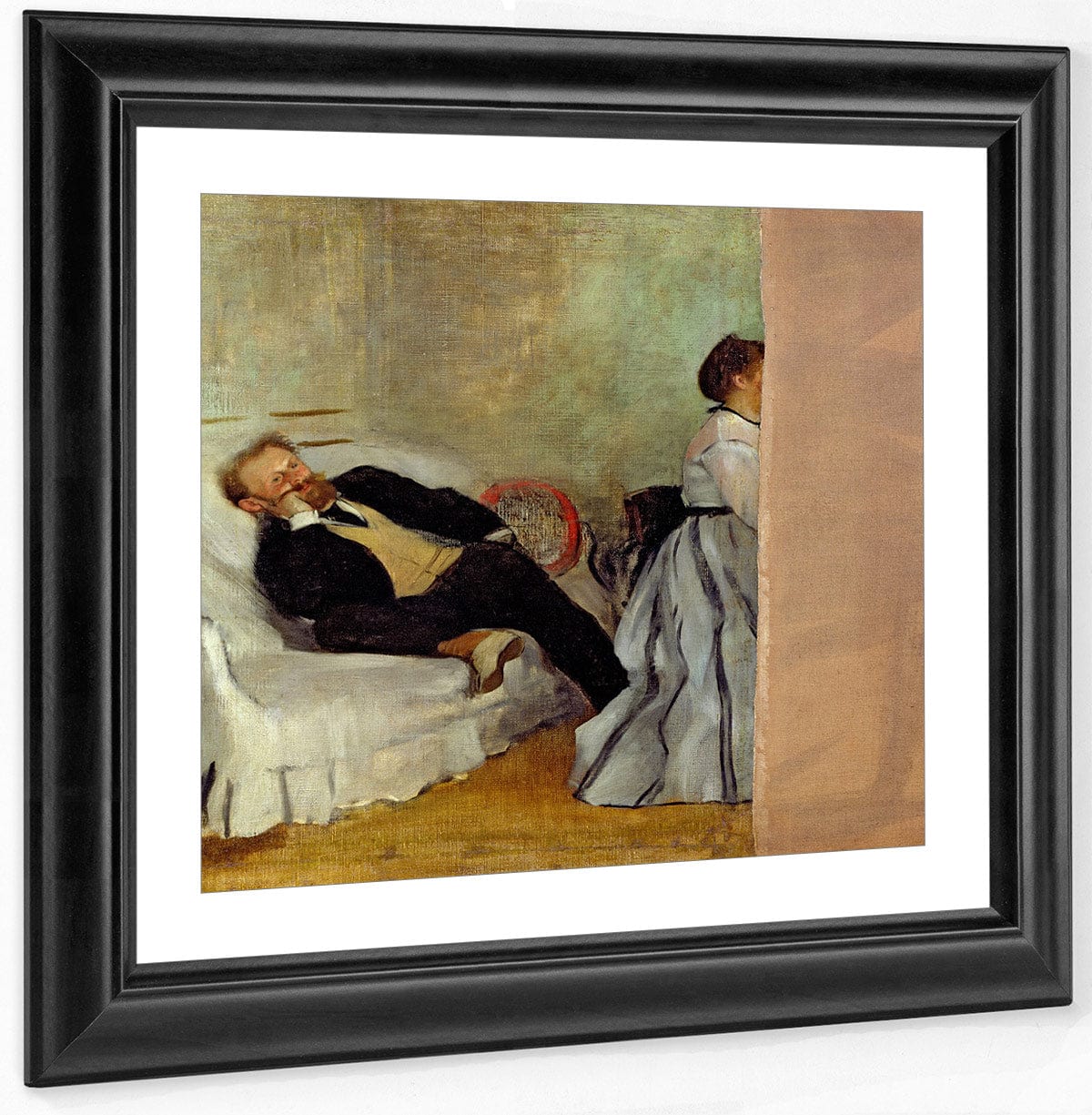 Monsieur And Madame Edouard Manet By Edgar Degas Fine Art Print