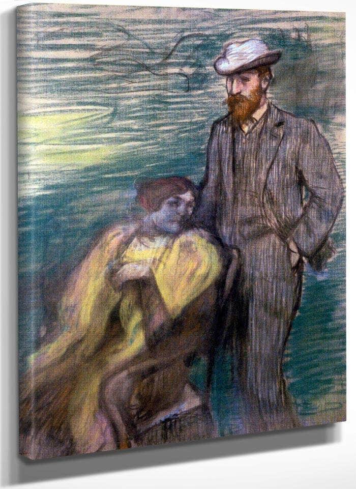 Monsieur And Madame Rouart By Edgar Degas Fine Art Print