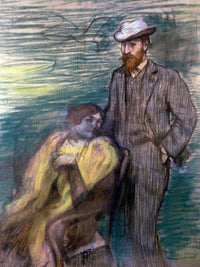 Monsieur And Madame Rouart By Edgar Degas Fine Art Print