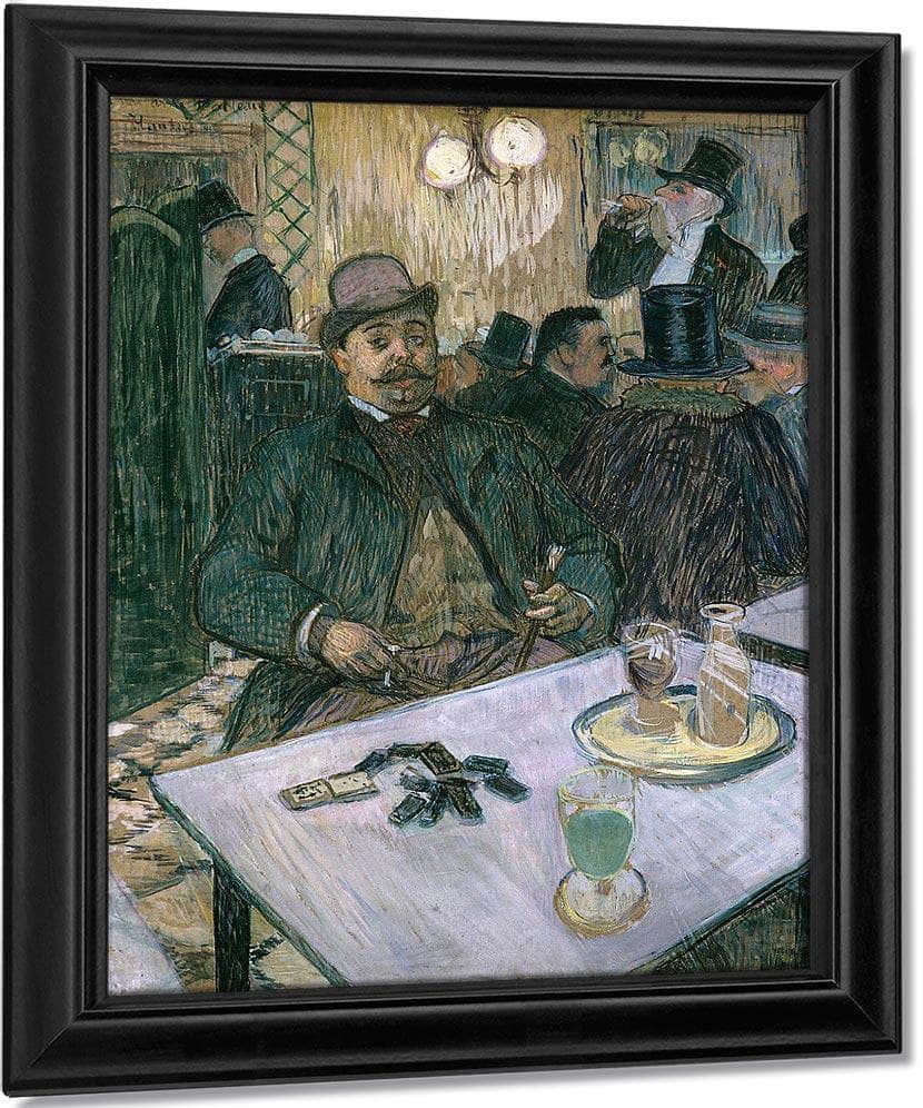 Monsieur Boileau At The Cafe By Henri De Lautrec Toulouse Fine Art Print