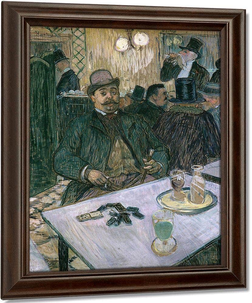 Monsieur Boileau At The Cafe By Henri De Lautrec Toulouse Fine Art Print