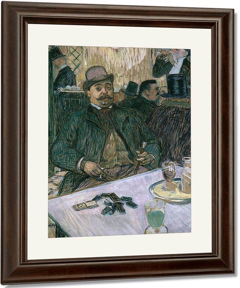 Monsieur Boileau At The Cafe By Henri De Lautrec Toulouse Fine Art Print
