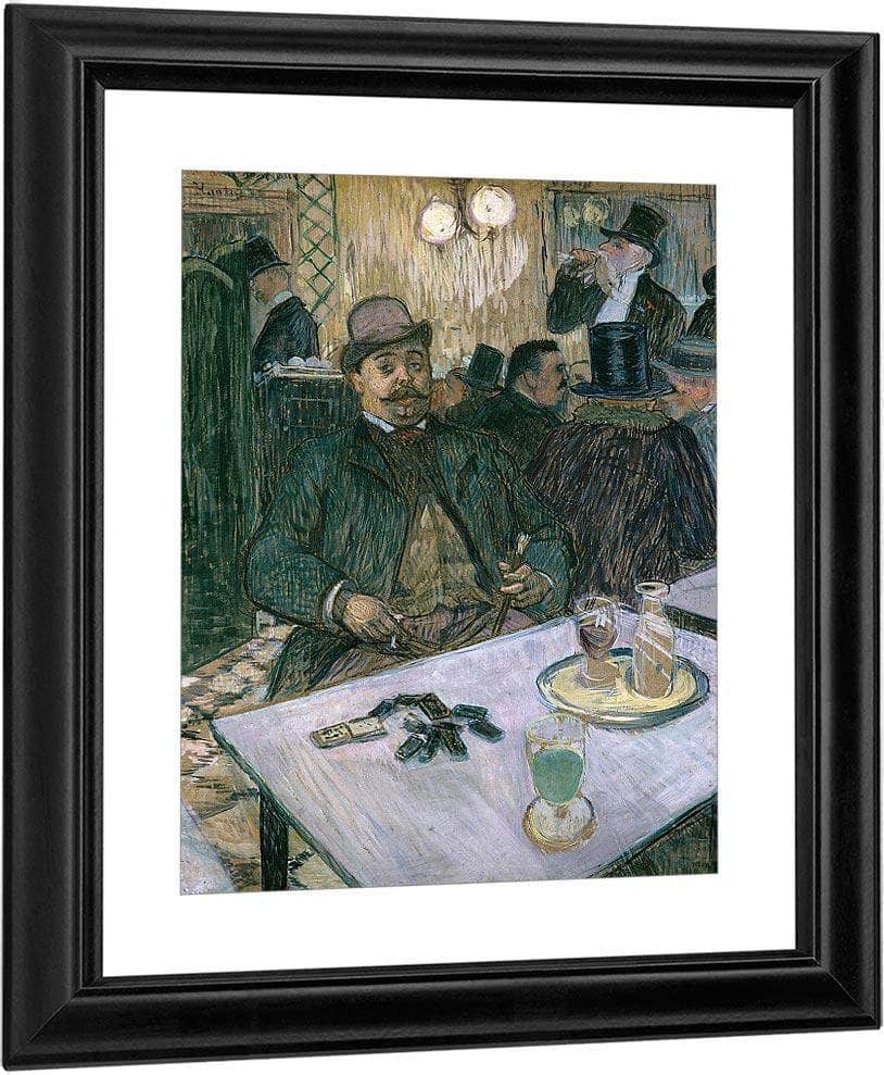 Monsieur Boileau At The Cafe By Henri De Lautrec Toulouse Fine Art Print