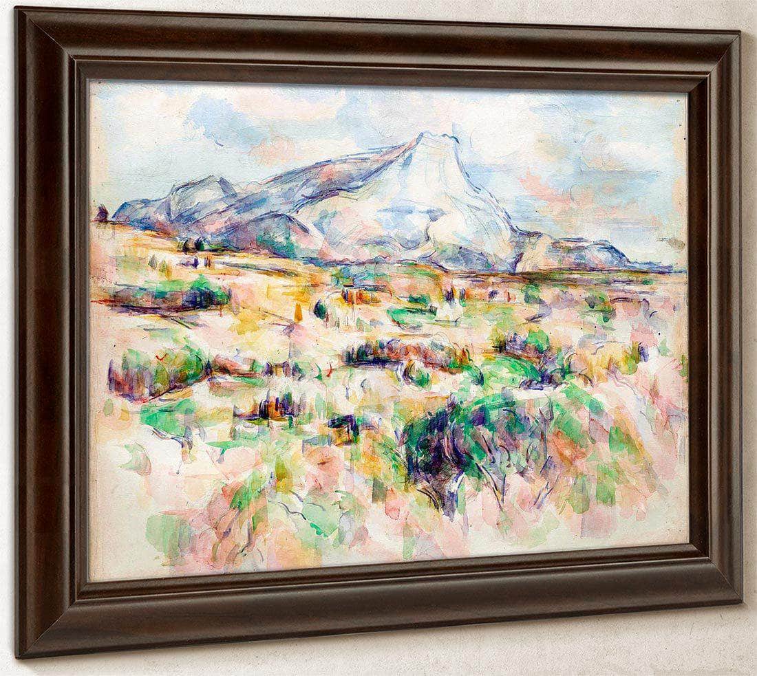 Mont Saint Victoire By Cezanne Paul Fine Art Print