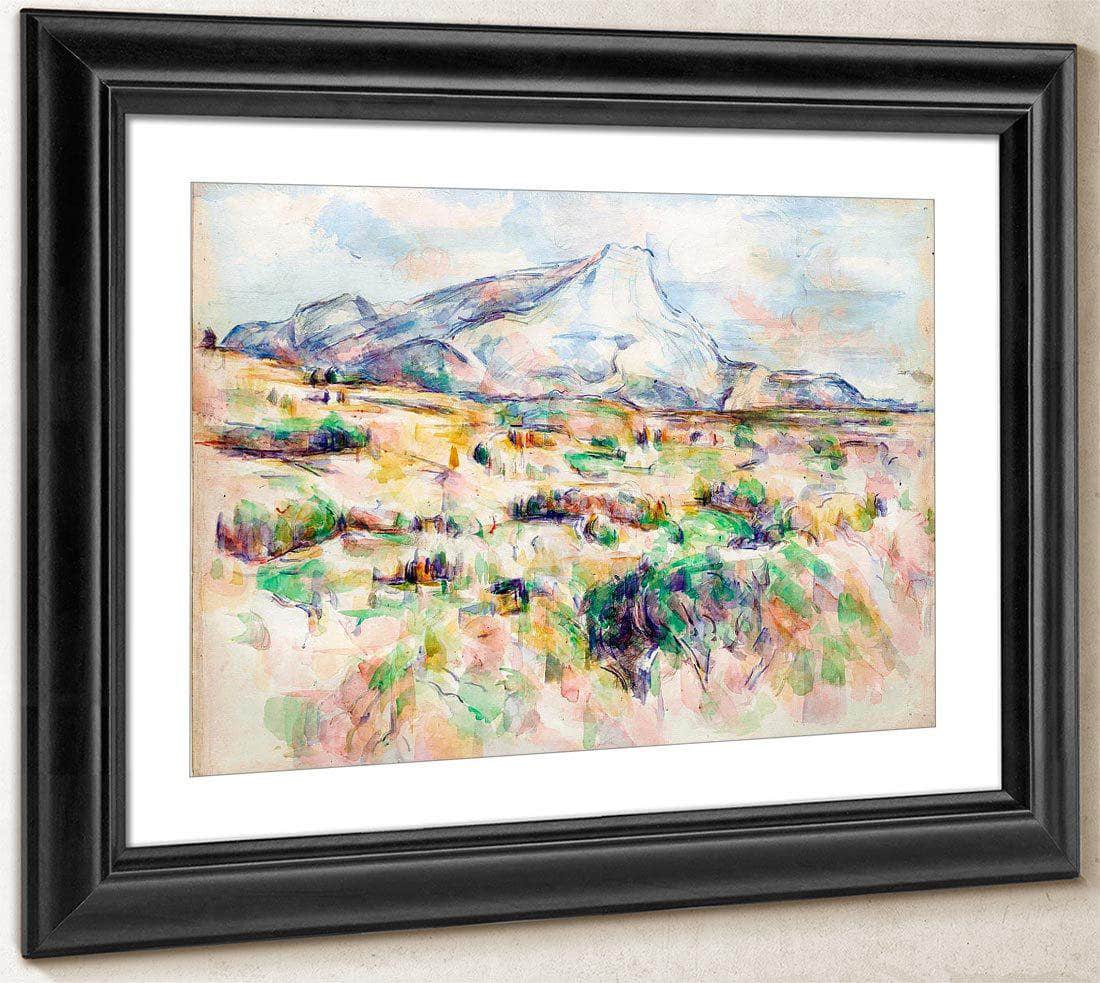 Mont Saint Victoire By Cezanne Paul Fine Art Print