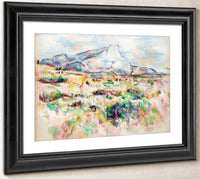 Mont Saint Victoire By Cezanne Paul Fine Art Print