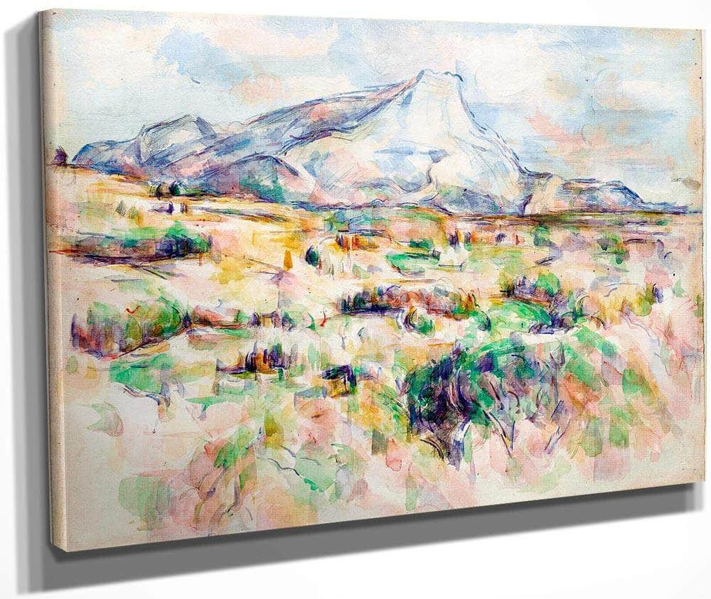 Mont Saint Victoire By Cezanne Paul Fine Art Print