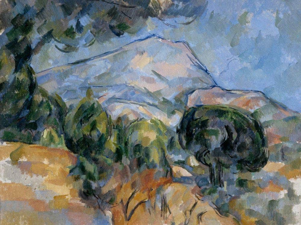 Mont Sainte Victoire By Cezanne Paul 0 Fine Art Print