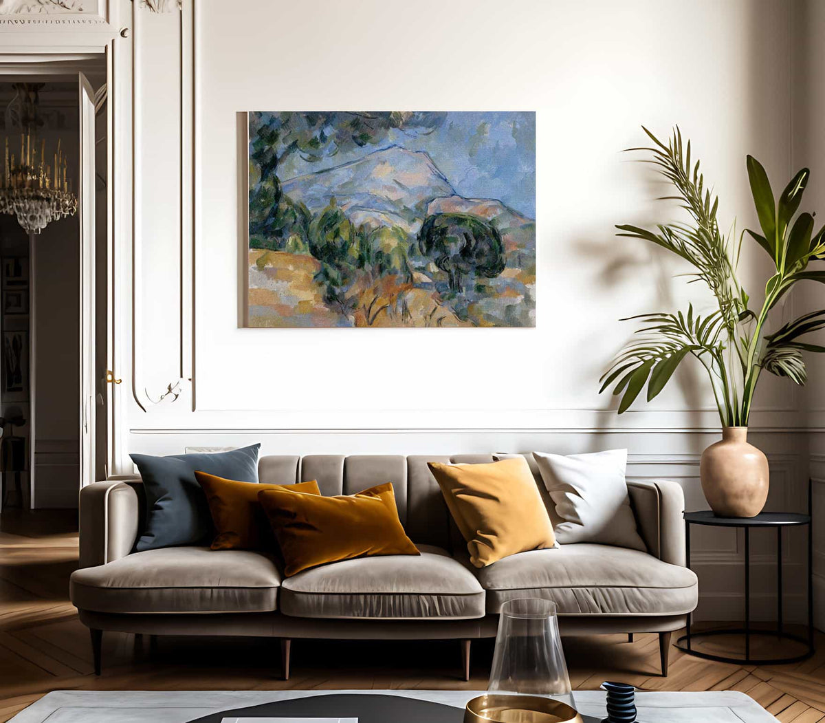 Mont Sainte Victoire By Cezanne Paul 0 Fine Art Print