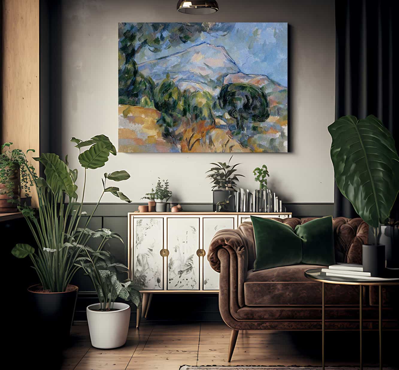 Mont Sainte Victoire By Cezanne Paul 0 Fine Art Print