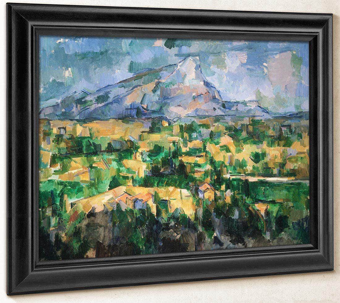 Mont Sainte Victoire By Cezanne Paul Fine Art Print