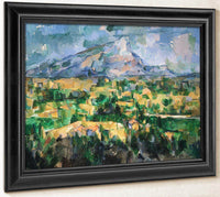 Mont Sainte Victoire By Cezanne Paul Fine Art Print