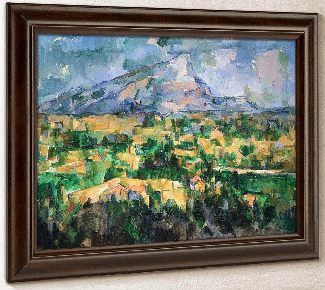 Mont Sainte Victoire By Cezanne Paul Fine Art Print