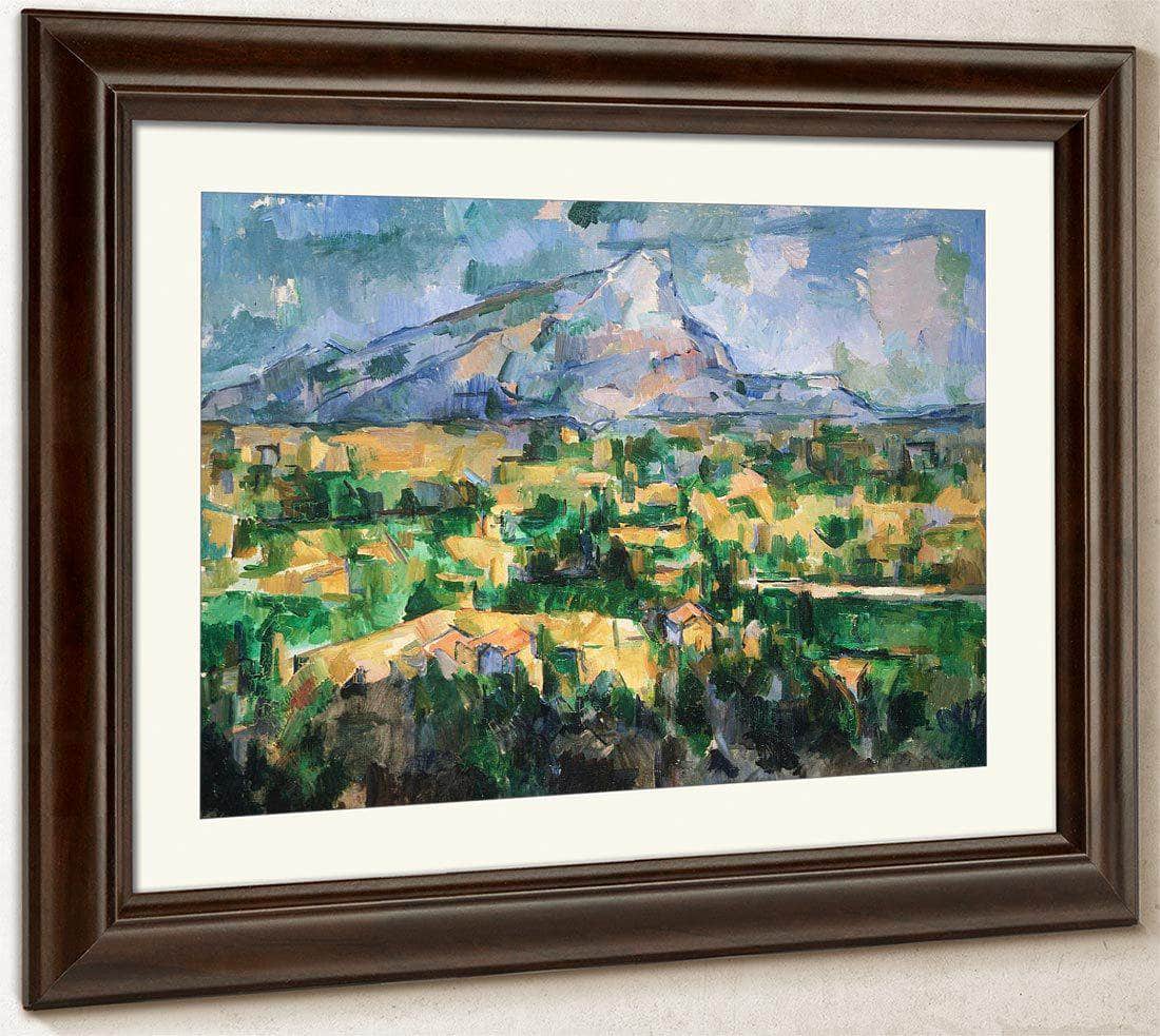 Mont Sainte Victoire By Cezanne Paul Fine Art Print