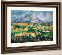 Mont Sainte Victoire By Cezanne Paul Fine Art Print