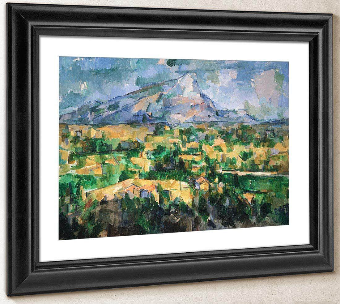Mont Sainte Victoire By Cezanne Paul Fine Art Print