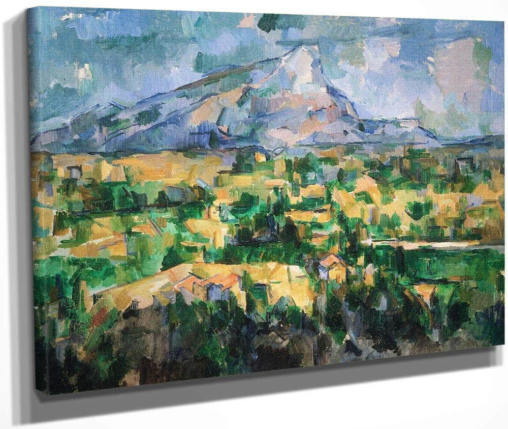 Mont Sainte Victoire By Cezanne Paul Fine Art Print