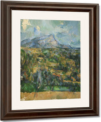 Mont Sainte Victoire (La Montagne Sainte Victoire) By Paul Cezanne Fine Art Print