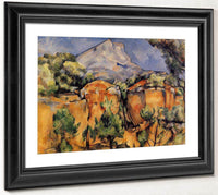 Mont Sainte Victoire Seen From The Bibemus Quarry C 1897 By Baltimore Museum Of Art Date Circa 1897 By Paul Cezanne Fine Art Print