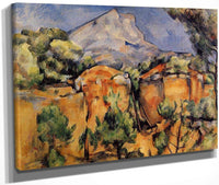 Mont Sainte Victoire Seen From The Bibemus Quarry C 1897 By Baltimore Museum Of Art Date Circa 1897 By Paul Cezanne Fine Art Print