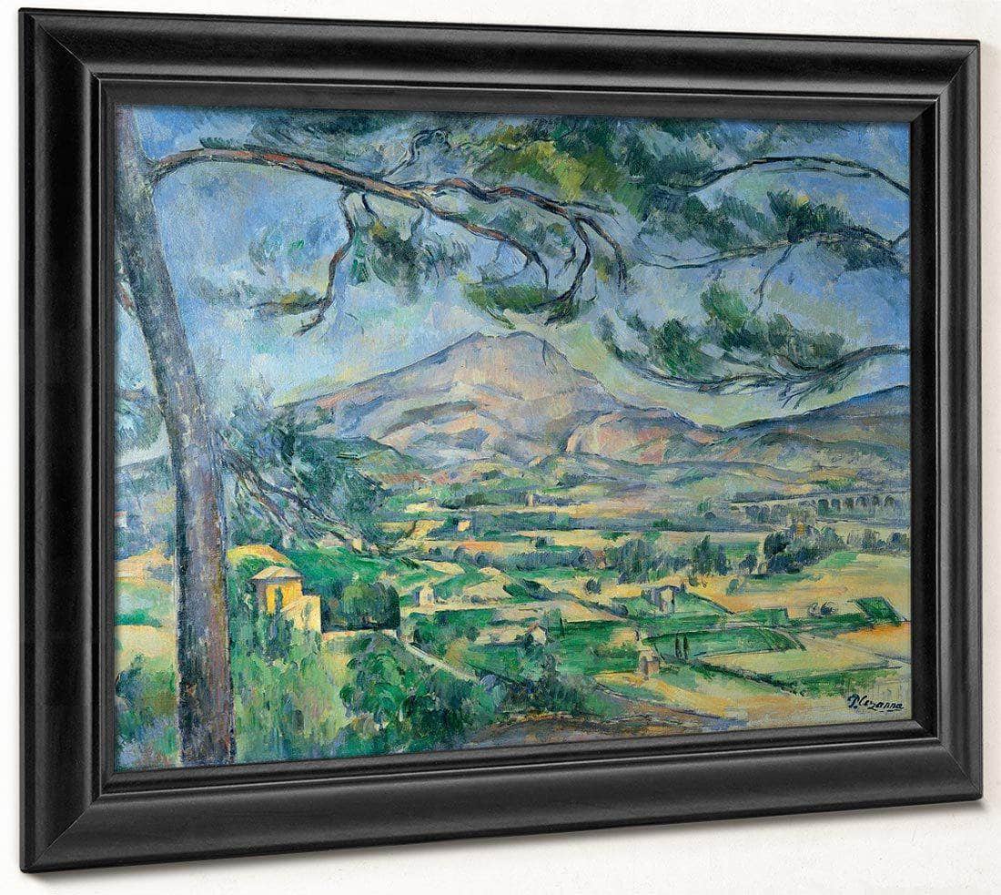 Mont Sainte Victoire With Large Pine 1887 By Paul Cezanne Fine Art Print