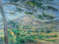 Mont Sainte Victoire With Large Pine 1887 By Paul Cezanne Fine Art Print