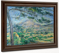Mont Sainte Victoire With Large Pine 1887 By Paul Cezanne Fine Art Print