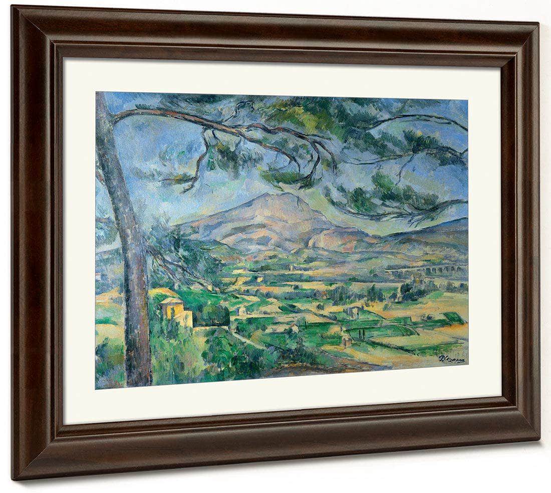Mont Sainte Victoire With Large Pine 1887 By Paul Cezanne Fine Art Print