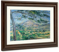 Mont Sainte Victoire With Large Pine 1887 By Paul Cezanne Fine Art Print