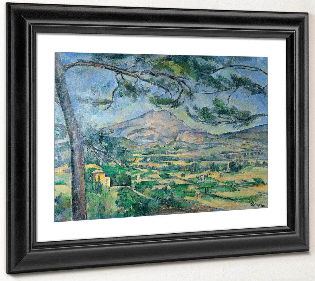 Mont Sainte Victoire With Large Pine 1887 By Paul Cezanne Fine Art Print