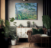 Mont Sainte Victoire With Large Pine 1887 By Paul Cezanne Fine Art Print