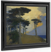 Monterey Cypress By Arthur Frank Mathews Fine Art Print