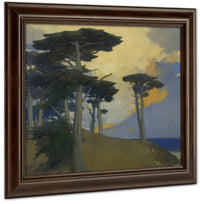 Monterey Cypress By Arthur Frank Mathews Fine Art Print