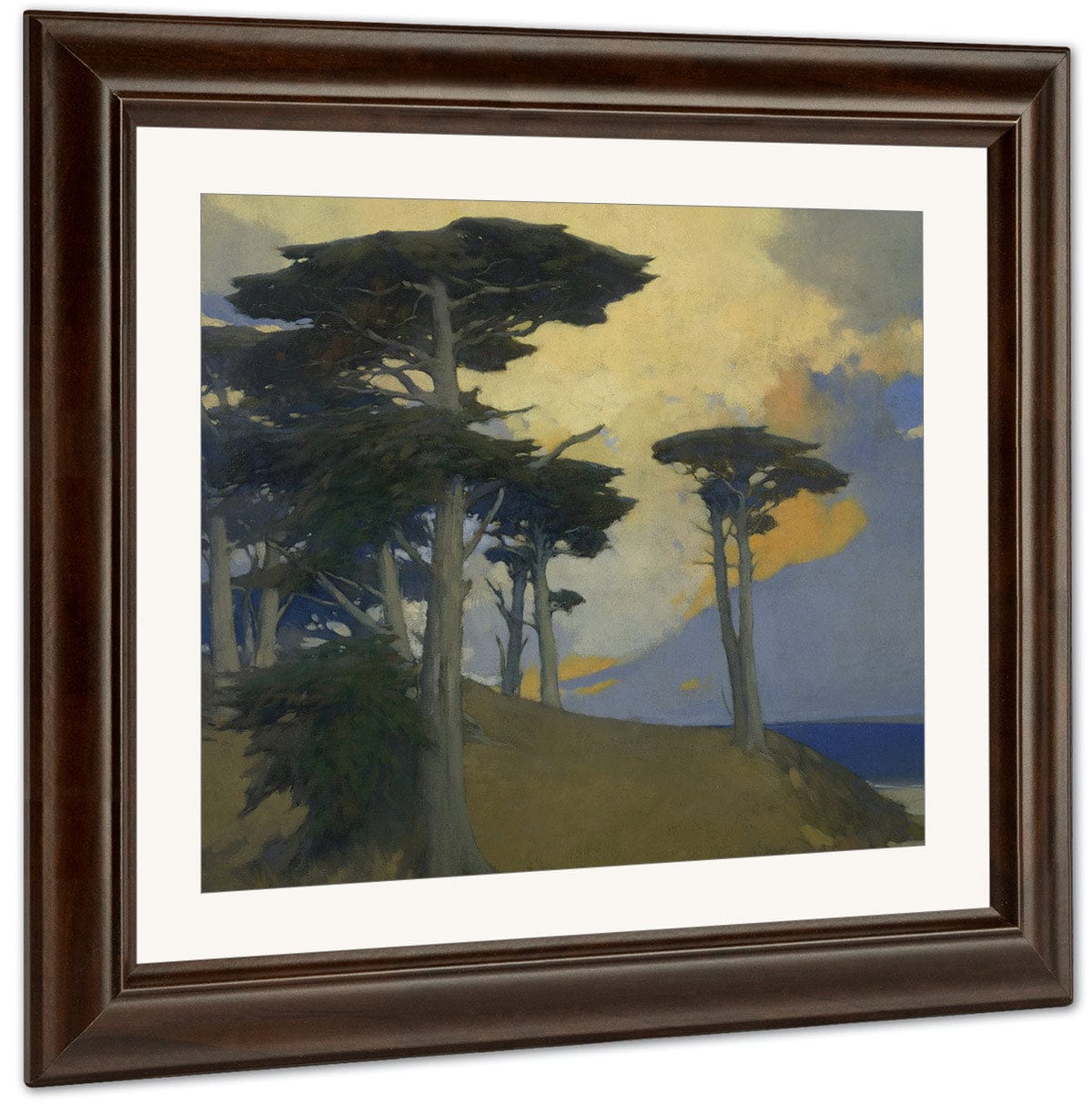 Monterey Cypress By Arthur Frank Mathews Fine Art Print
