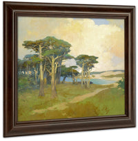 Monterey Cypress, California By Arthur Frank Mathews Fine Art Print