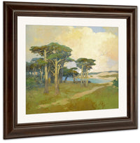 Monterey Cypress, California By Arthur Frank Mathews Fine Art Print