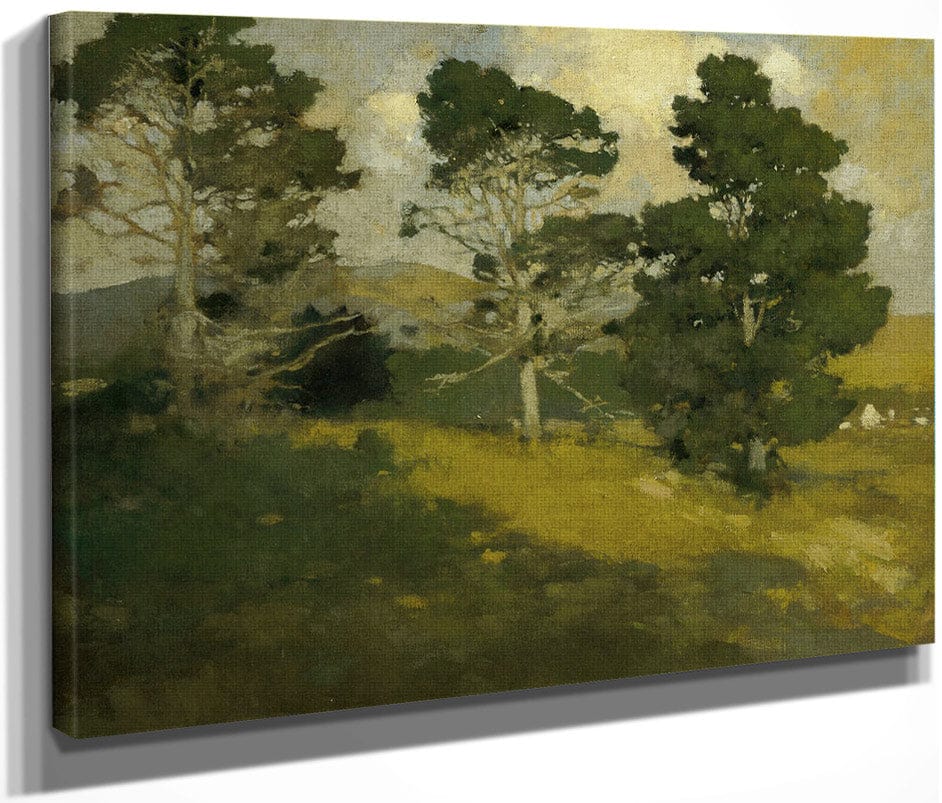 Monterey Pines By Arthur Frank Mathews Fine Art Print