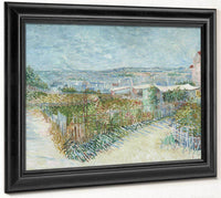Montmartre Behind The Moulin De La Galette By Vincent Van Gogh Fine Art Print
