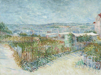 Montmartre Behind The Moulin De La Galette By Vincent Van Gogh Fine Art Print