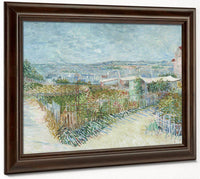 Montmartre Behind The Moulin De La Galette By Vincent Van Gogh Fine Art Print