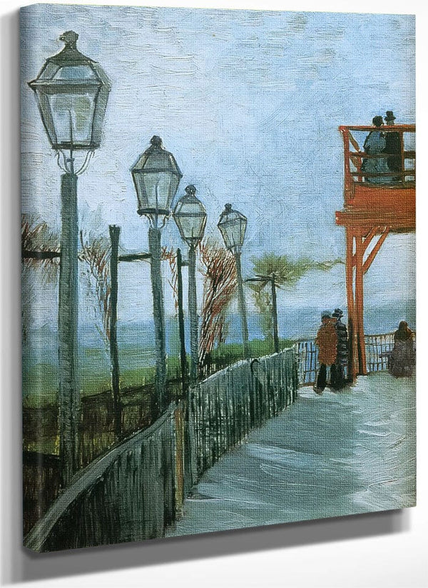 Montmartre By Vincent Van Gogh Fine Art Print