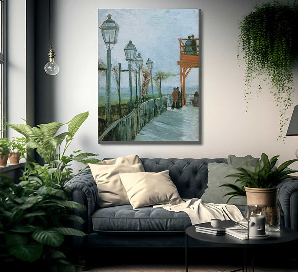 Montmartre By Vincent Van Gogh Fine Art Print