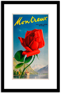 Montreux  Vintage Poster Fine Art Print