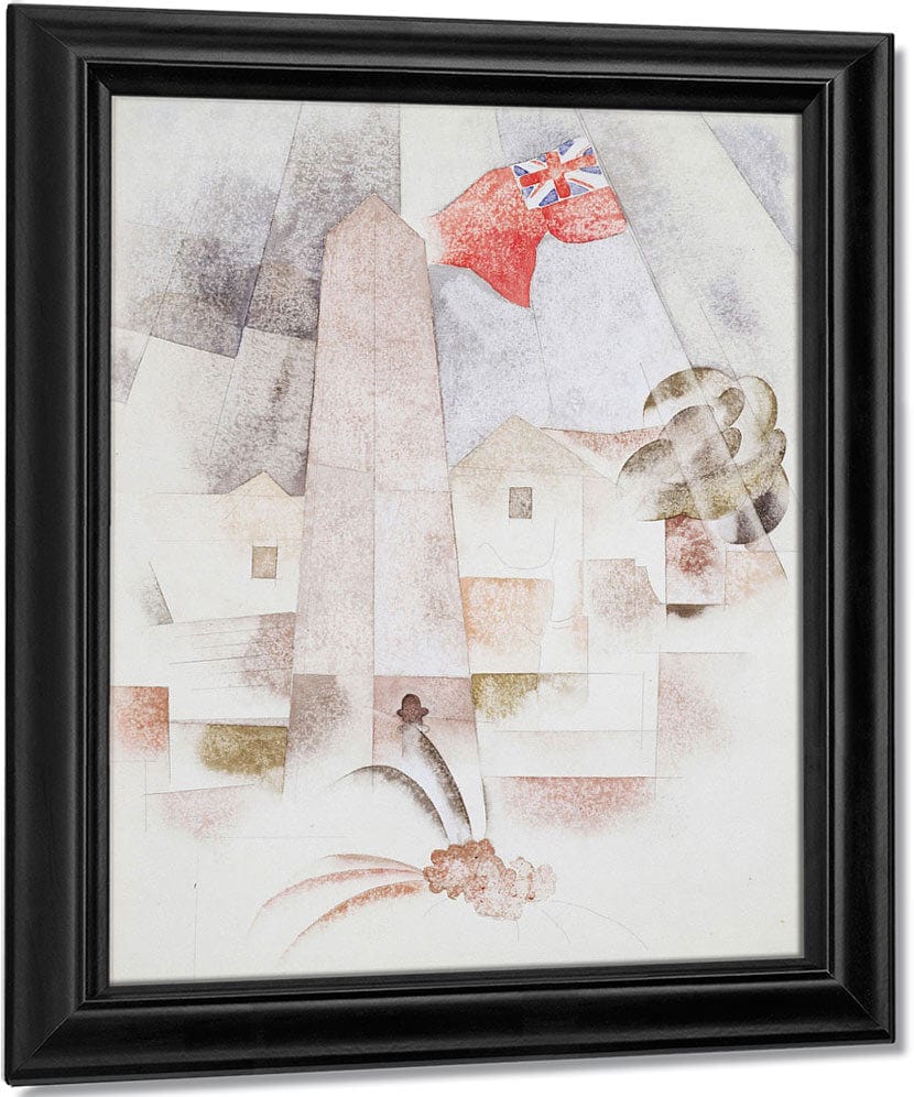 Monument, Bermuda By Charles Demuth Fine Art Print